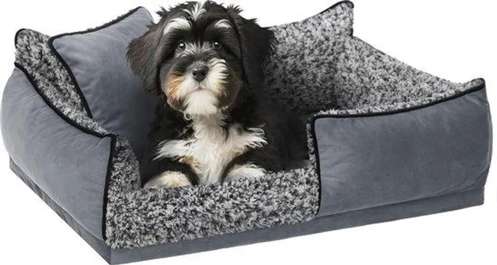 Lit orthopédique pour chien déhoussable 45 x 32 cm - Mousse haute densité