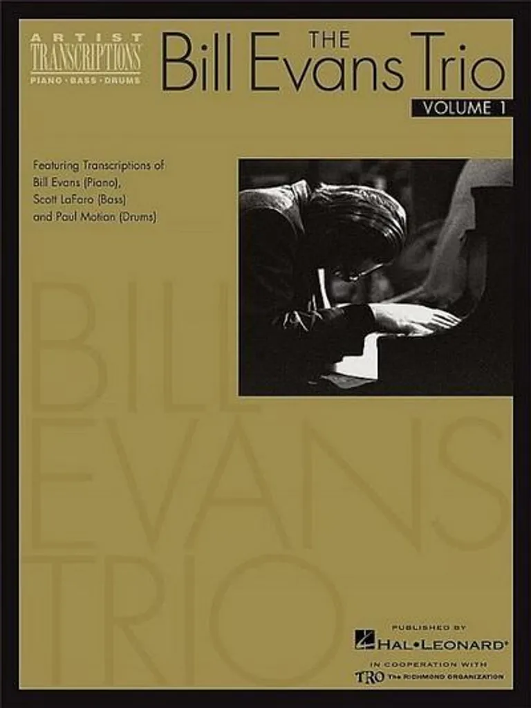 Transcriptions Bill Evans Trio Vol 1 1959-1961 Piano Basse Batterie