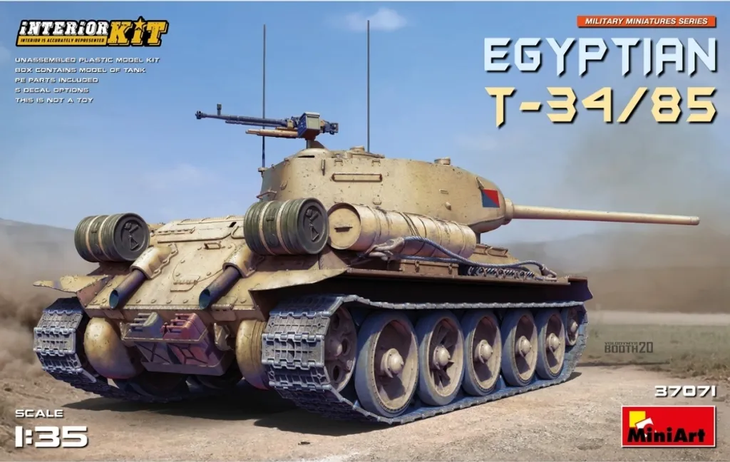 T-34/85 Égypte 1:35 MiniArt : Finissez-en avec les Maquettes sans Détails