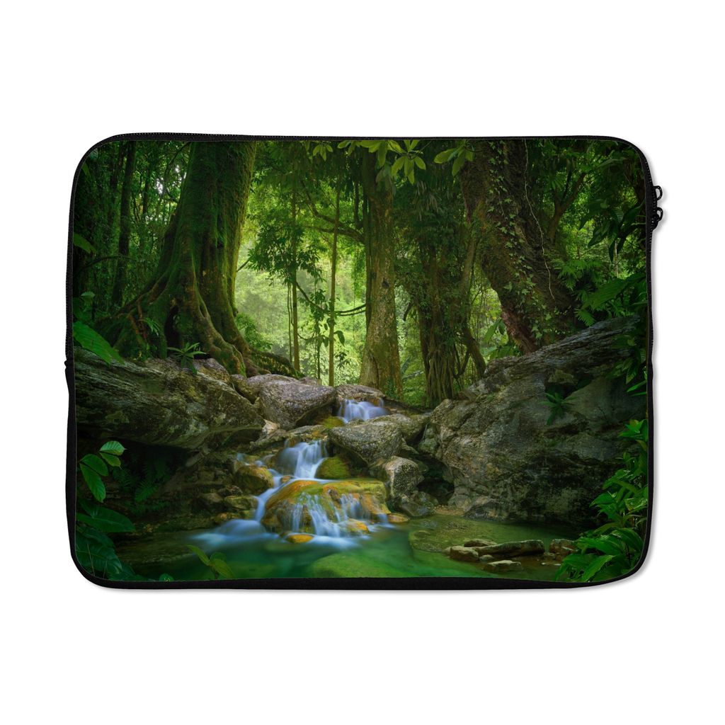 MuchoWow® Laptop Hülle 17 Zoll Laptoptasche Dschungel - Produktbild 