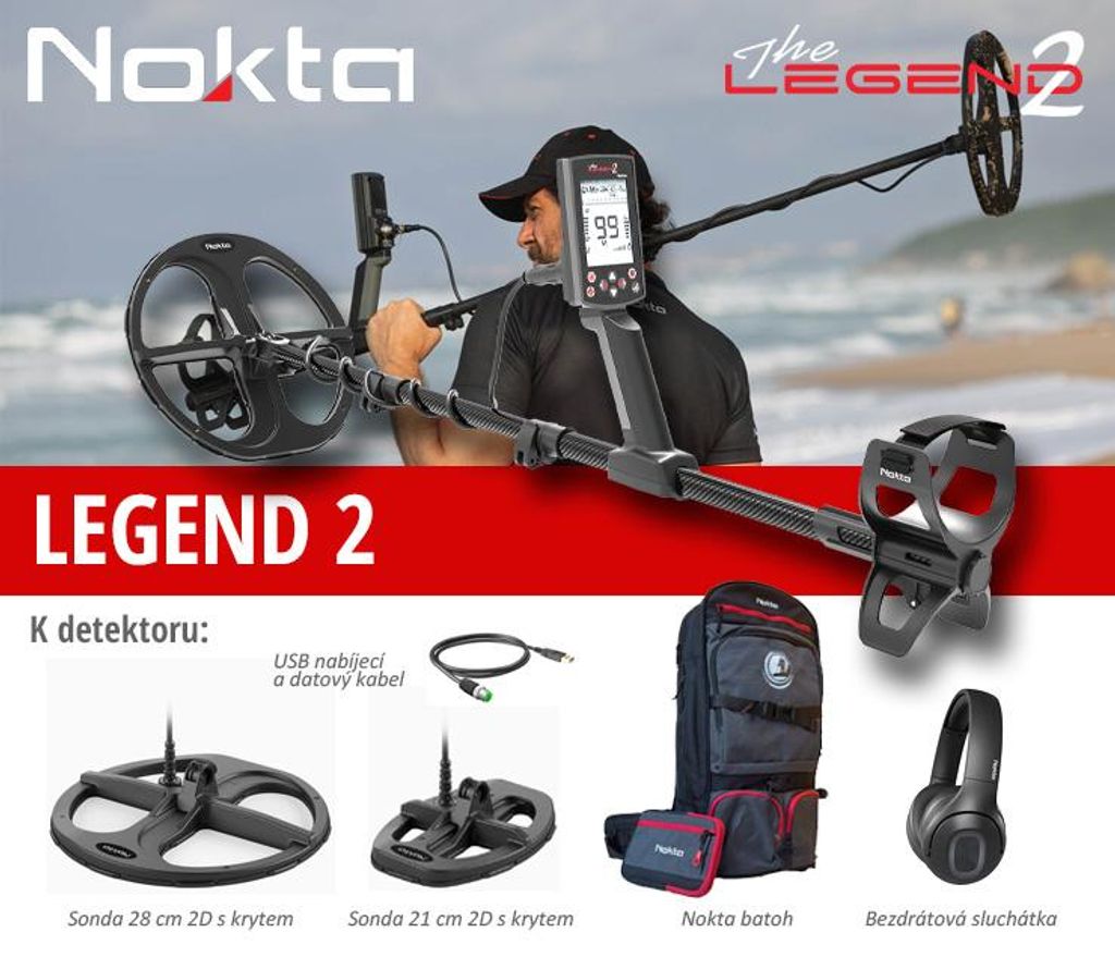 Detektor kovov Nokta The Legend 2 - Oficiálný Distributor Obrázok produktu 