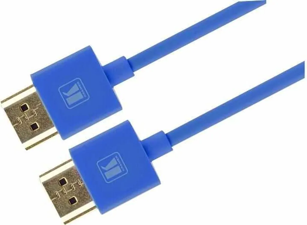 Câble HDMI pour Écran et PC Kramer 90cm Bleu High-Speed avec Ethernet - 2