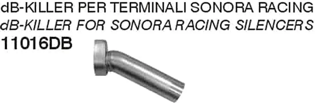 Db-Killer amovible en inox pour silencieux Arrow Sonora haute qualité