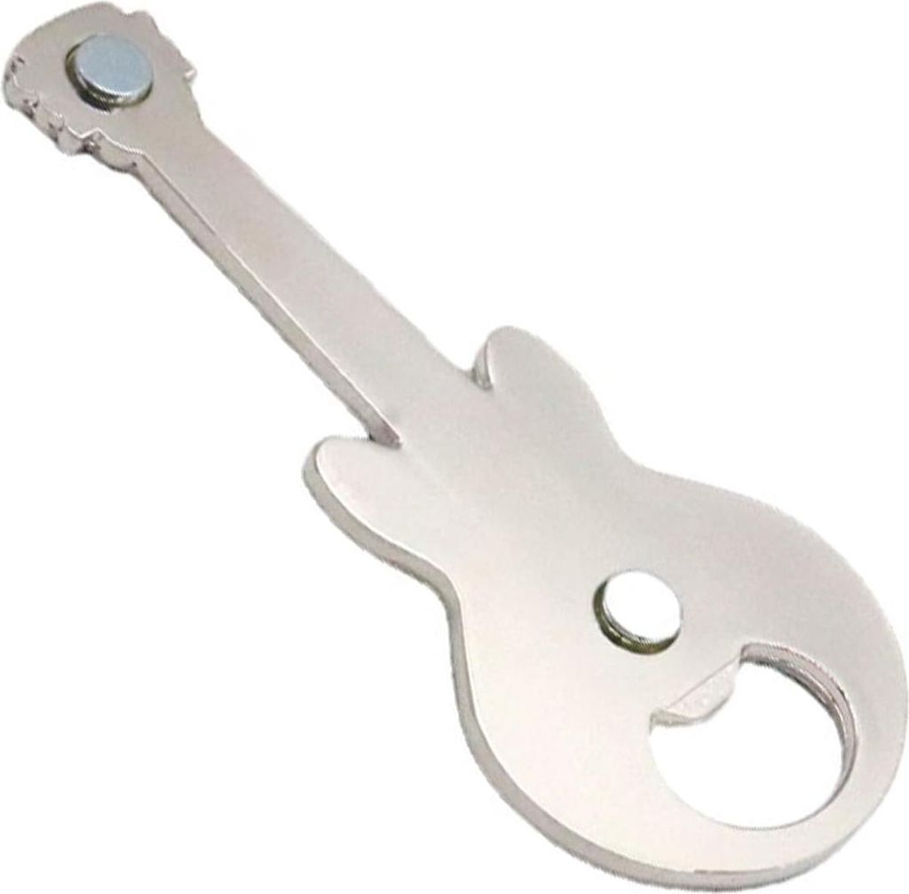Gitarren-Bierflaschenöffner mit Magnet - Tragbarer Metall-Bierflaschenöffner für Musikliebhaber - Nachhaltiger Weinflaschenöffner Wiederverwend...