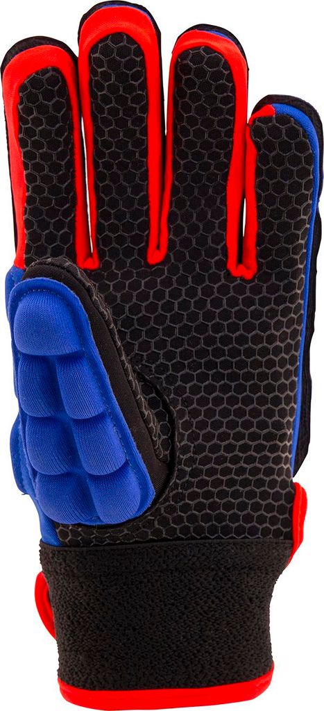 Grays Hockeyhandschuh International Pro marineblau rot fluo Größe Small links