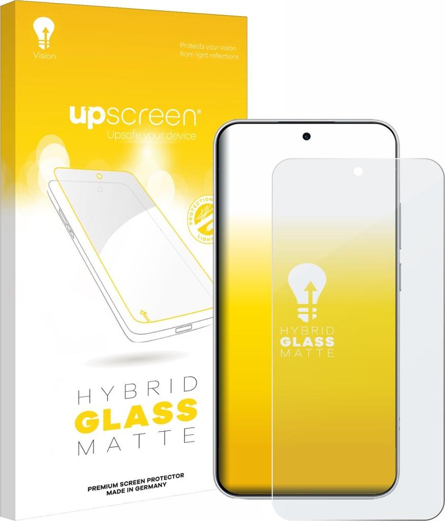 upscreen Entspiegelungs Schutzglas für Xiaomi Redmi Note 15 Pro Schutzfolie Panzer Folie Glas Display Schutz matt