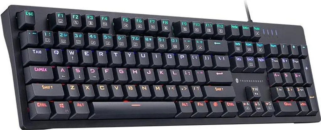 Clavier mécanique filaire ThundeRobot KG3104C switch bleu pour PC Mac