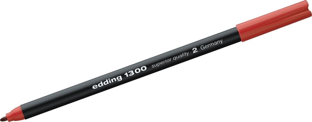 edding 1300 Filzstifte rot, 10 St.