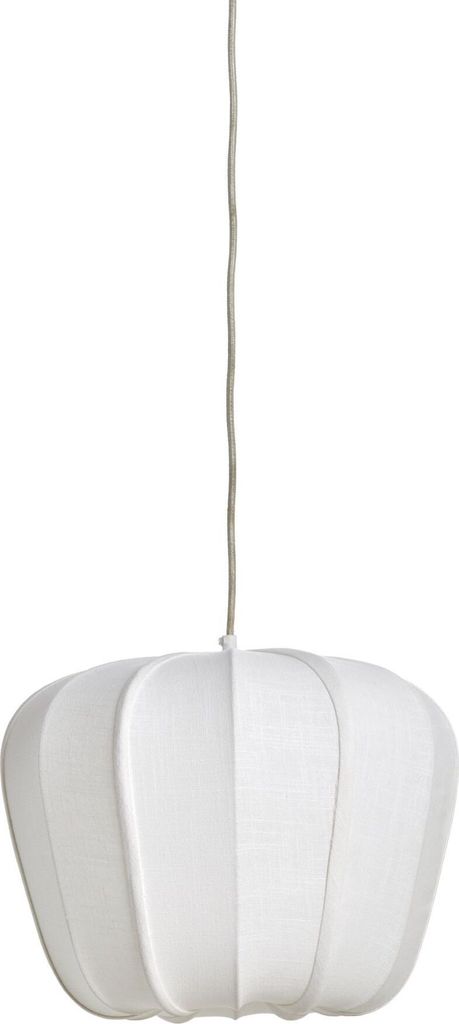 Light & Living - hängeleuchte - Zubedo - weiß - textil - E27 - 2979043