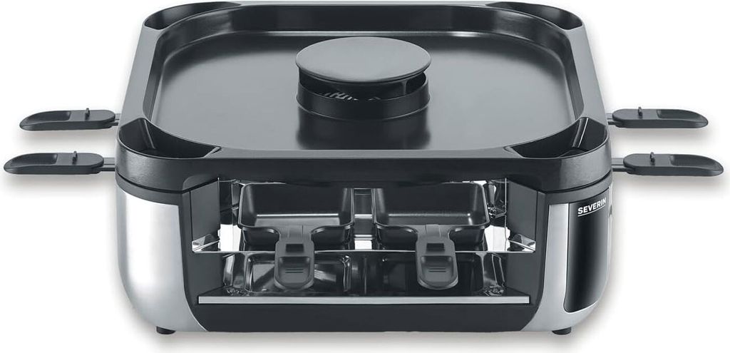 Severin RG 2379 Smokeless Raclettegrill, Farbe:Schwarz Produktbild 