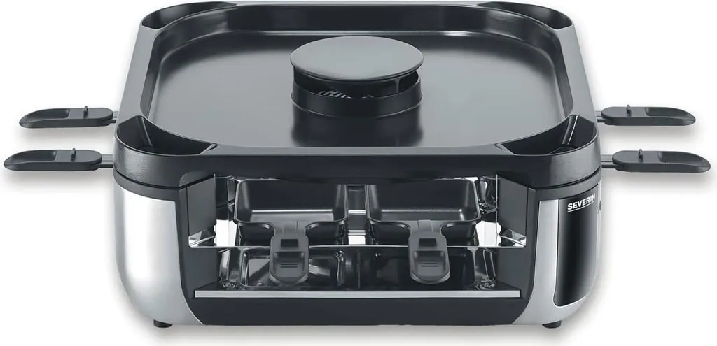 Severin RG 2379 Raclette 8 personnes avec pierre naturelle et grillade