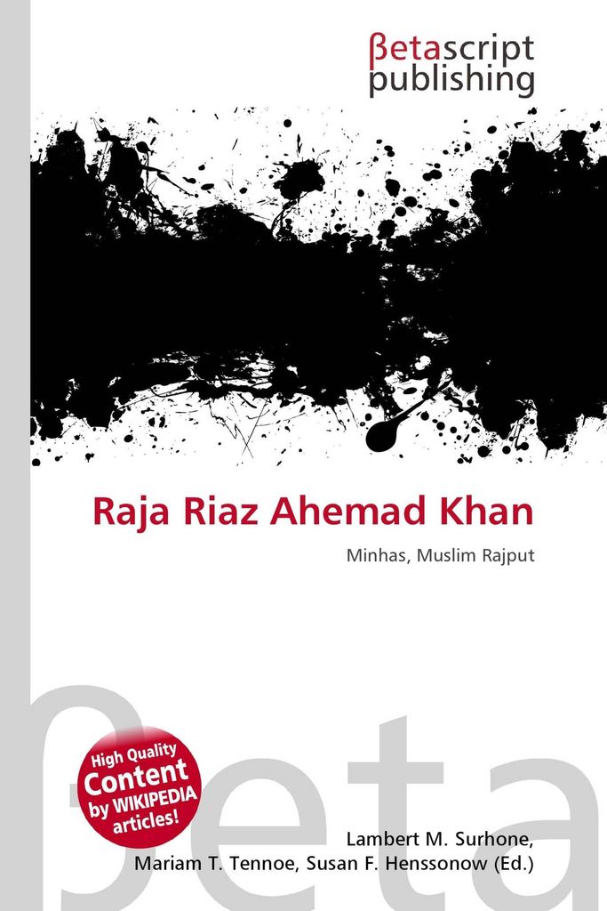 Raja Riaz Ahemad Khan
