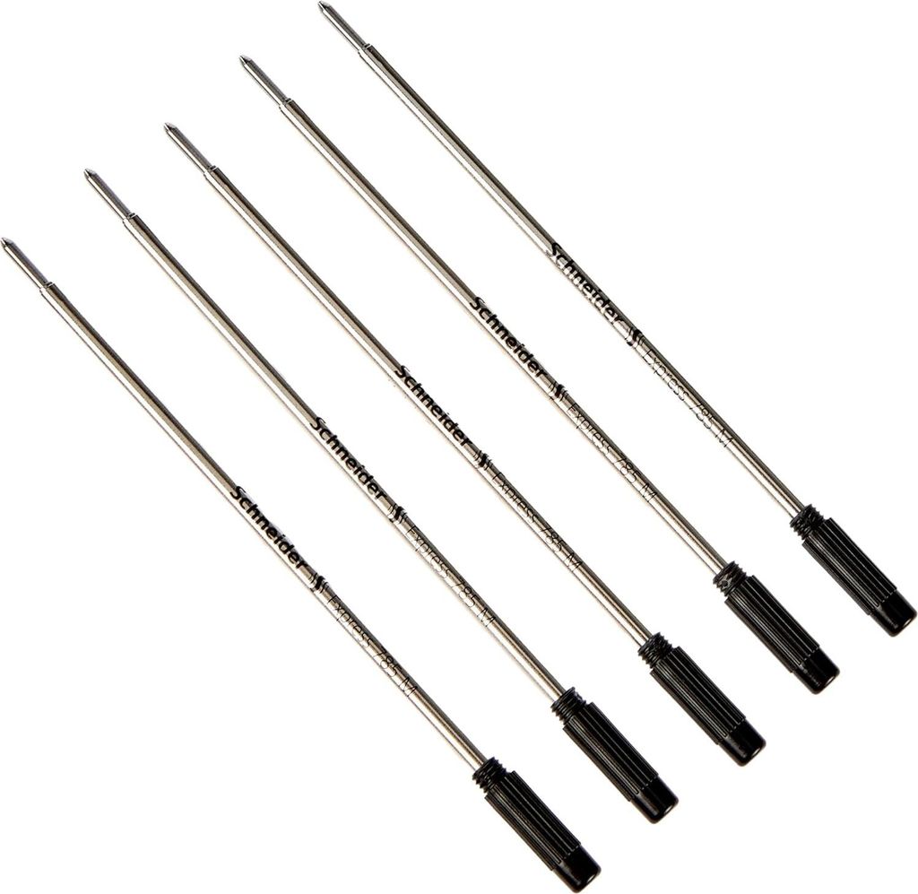 5x Schneider 178601 Express 785 guľôčková náplň - M, čierna Obrázok produktu 