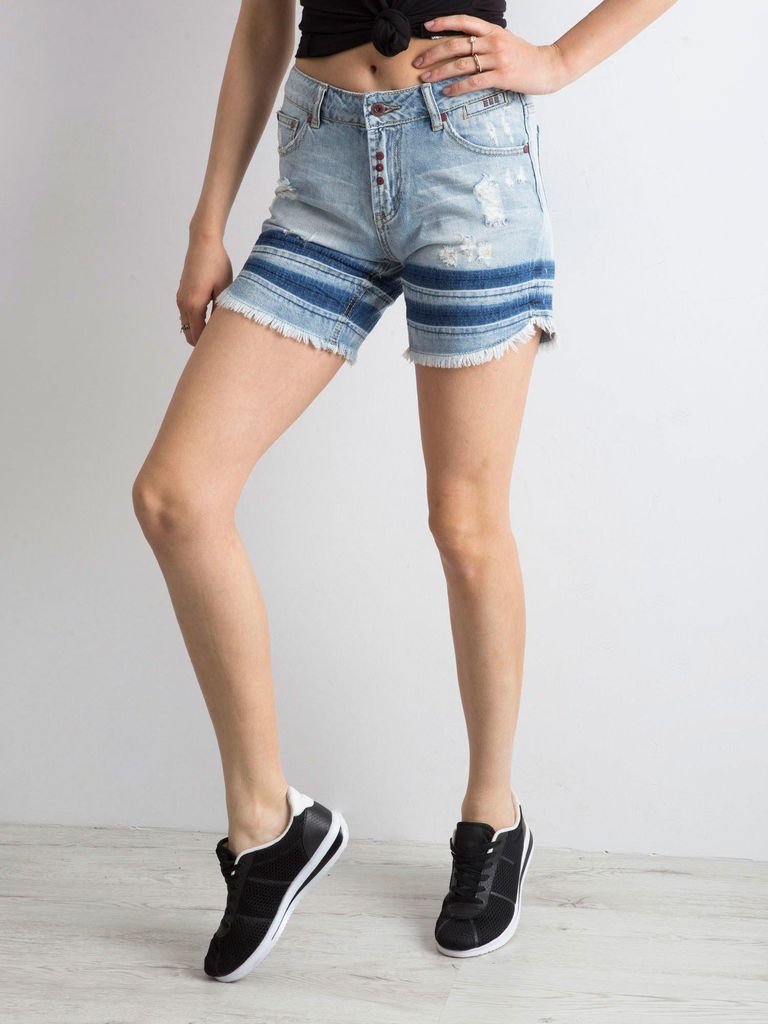 Factory Price Denim-Shorts für Frauen Nforbi Blau XS