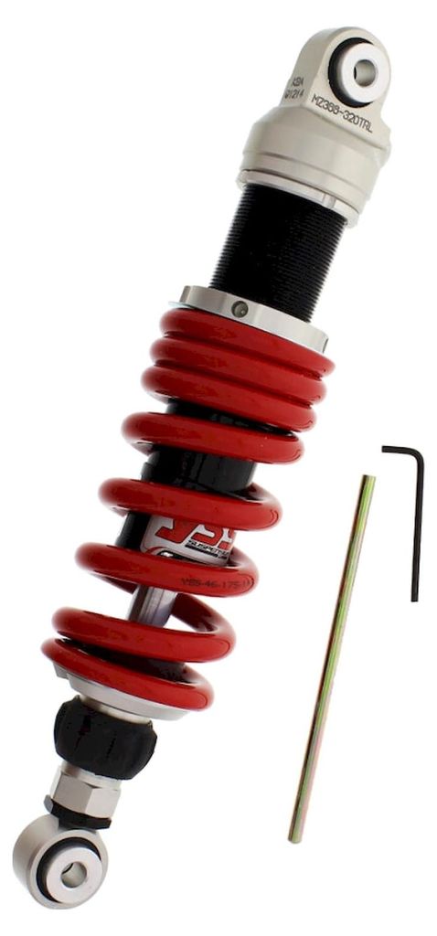 Federbein für Suzuki RV 125 Van Van Baujahr 2003-2014 von YSS MZ366-320TRL-29-85 - Neu