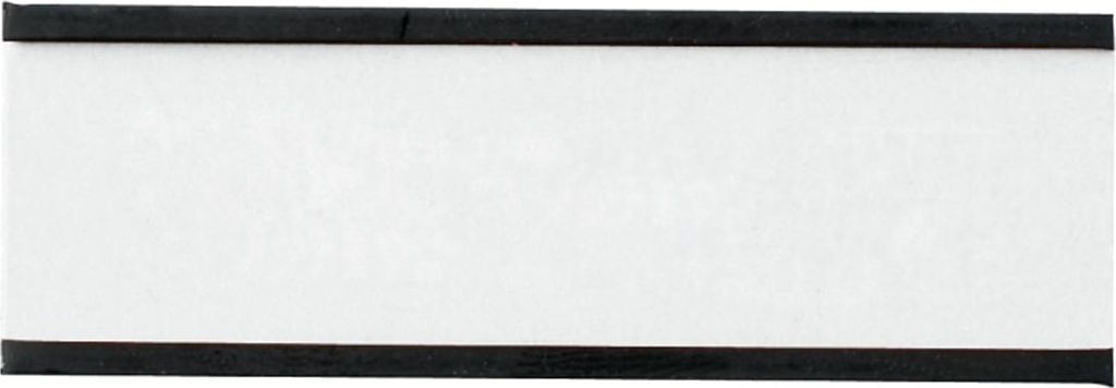 LEGAMASTER Magnetschild 7-450700 30x90mm schwarz 24 St./Pack.