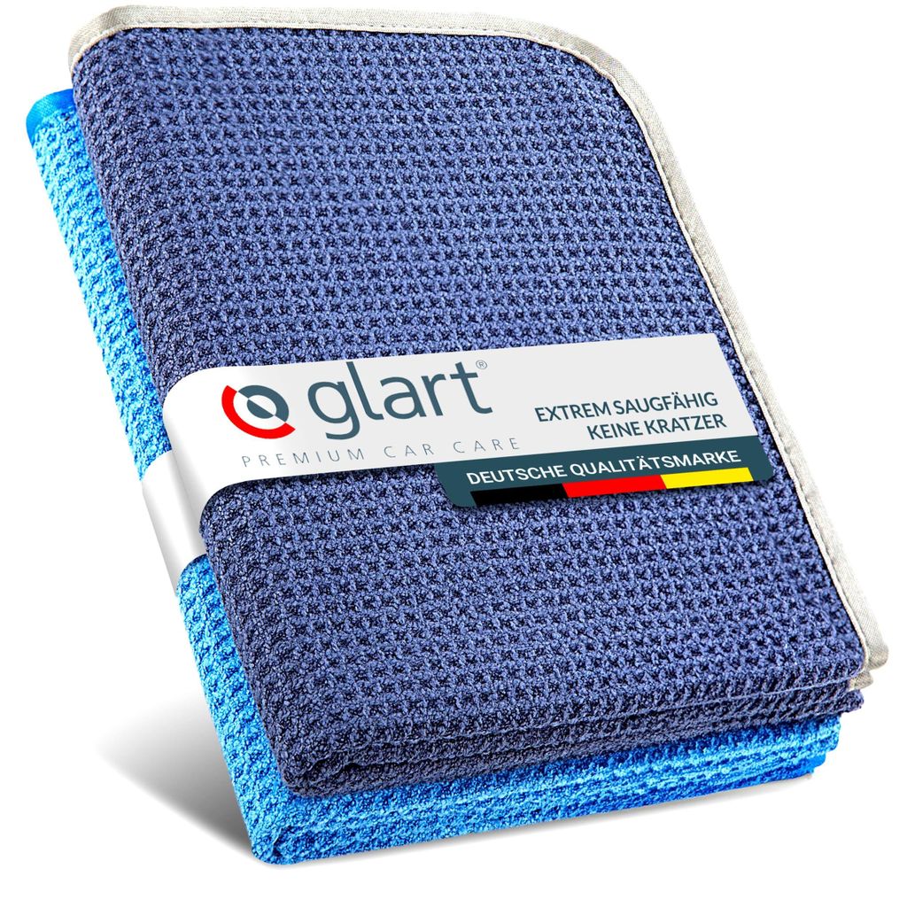 Glart 47TB 2er Set Auto Microfasertuch Trockentücher für Produktbild 