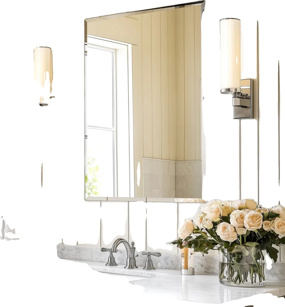 Specchio Moderno Senza Cornice 32x24 - Trasforma il tuo Home Decor