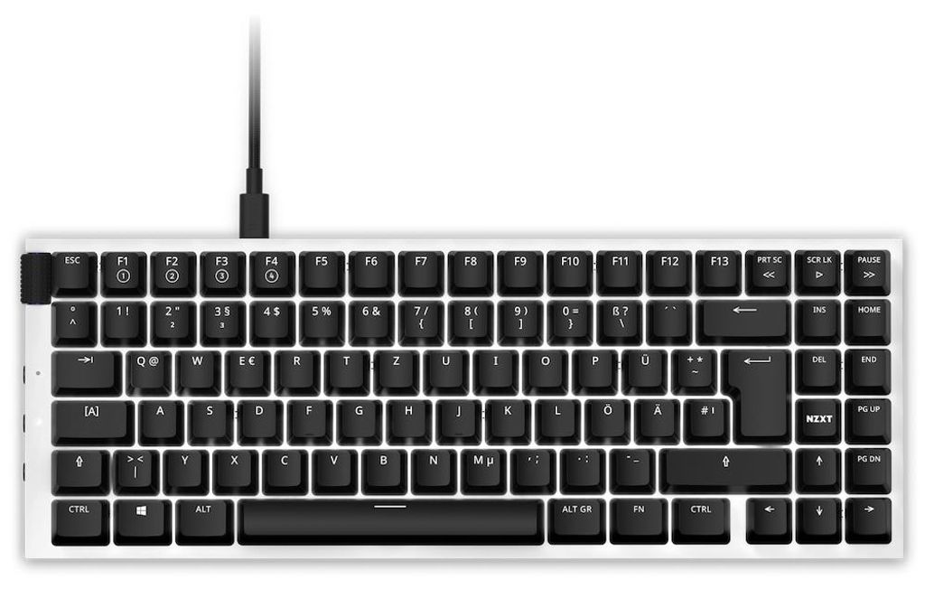 NZXT Function MiniTKL - Tastatur - Hintergrundbeleuchtung - Produktbild 