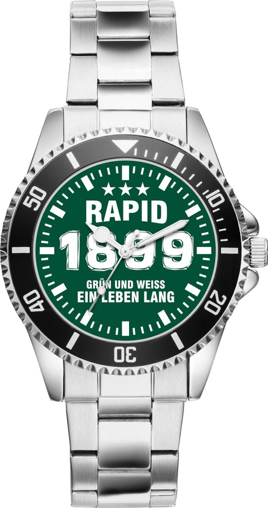KIESENBERG Herrenuhr Armbanduhr Rapid Geschenk Fan Artikel Produktbild 