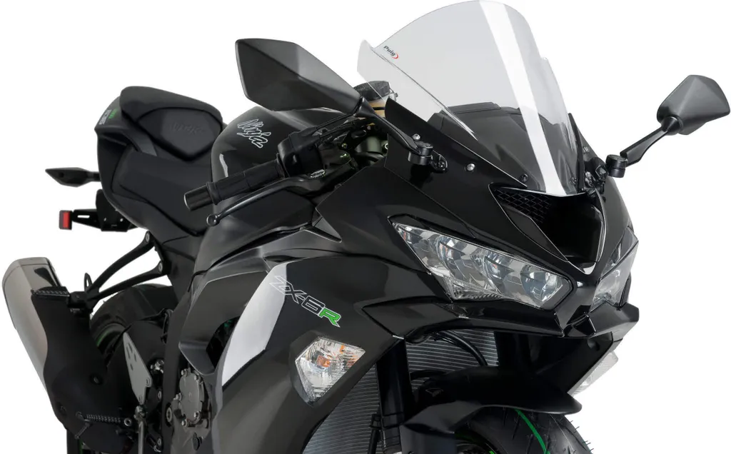 Bulle Racing PUIG Transparente Homologuée ABE pour Kawasaki Ninja