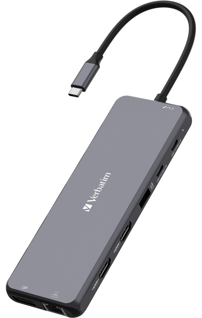 Verbatim USB-C Pro Multiport-Hub CMH-13, 13 Port, Produktbild 
