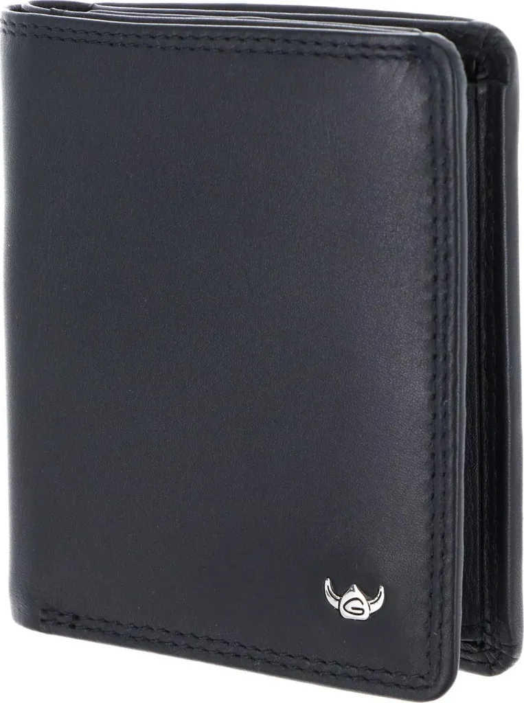 Golden Head Pelle portafoglio Polo RFID Protect Kombischeintasche 1119 Black nero