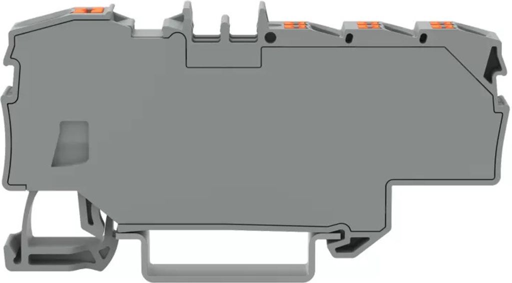 WAGO Verteilerklemme;mit Drücker;1 x 6 mm² / 6 x 1,5 mm²;grau 2206-8031