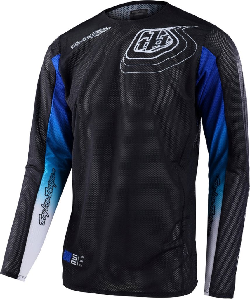 Troy Lee Designs Unisex Langarm Jersey SE Pro Air , Richter - Schwarz Blau, XXL