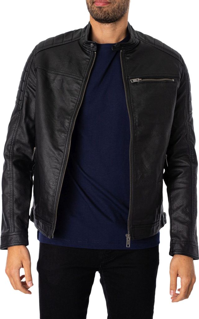 Jack & Jones 12147218, Polyester, Viskose, Schwarz