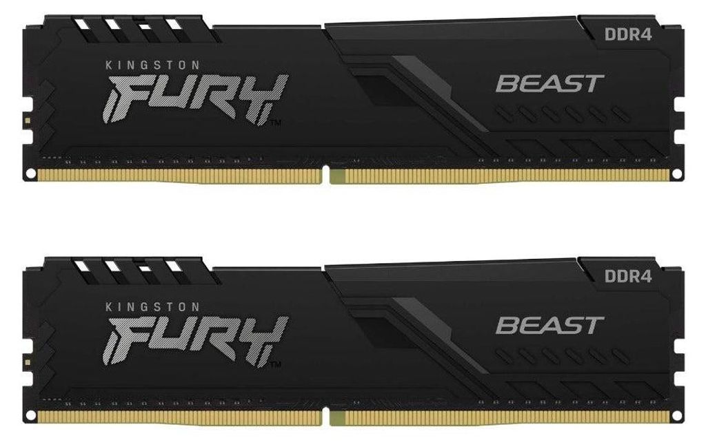 Kingston Technology FURY Beast 32GB 3600MT/s DDR4 CL18 DIMM Produktbild 
