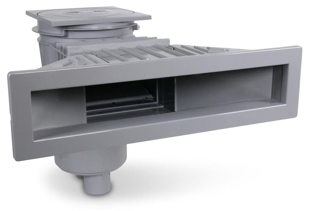 Astral ABS SLIM Skimmer 17.5  hoher Wasserstand (Hellgrau) Produktbild 