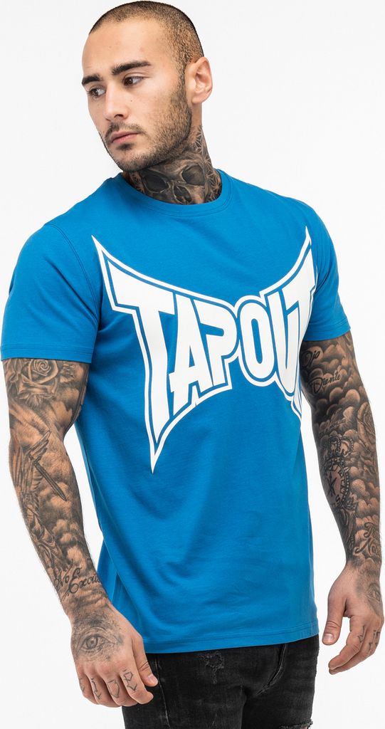 Herren T-Shirt normale Passform LOGO TEE Royal Blue/White XL Tapout