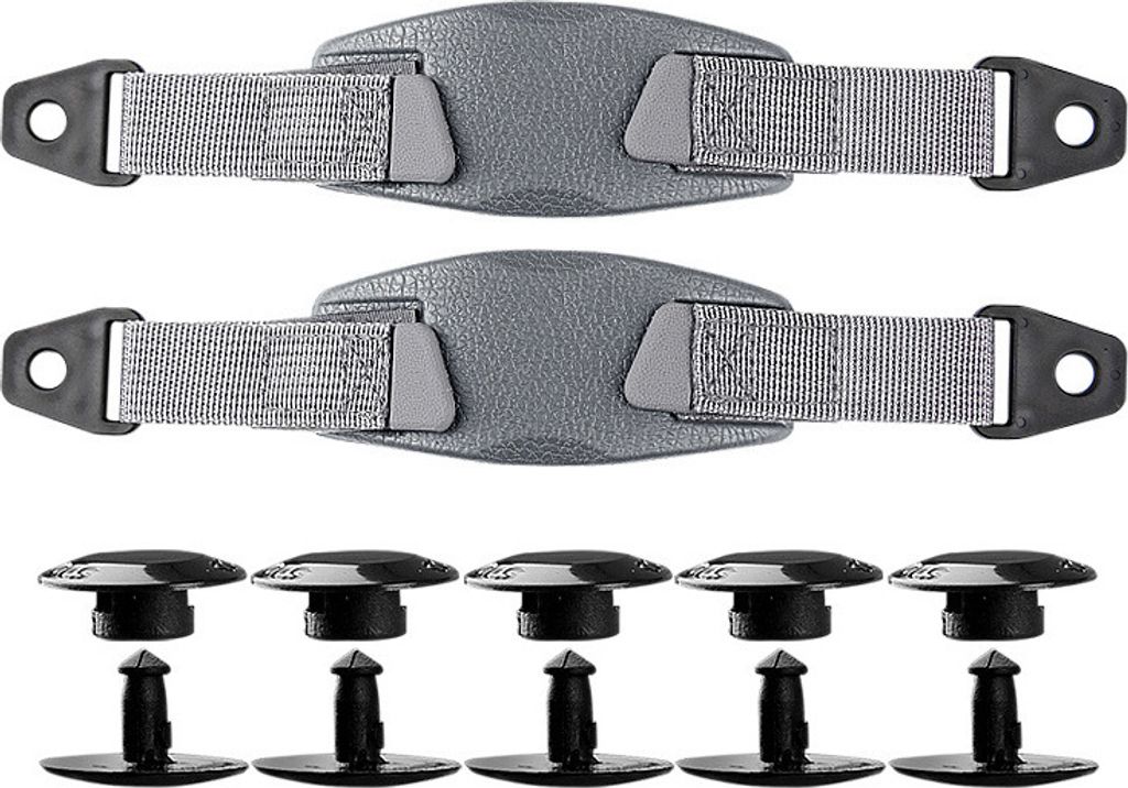 INF Verstellbare Fersenriemen für Clog-Schuhe - Verbesserte Passform Grau