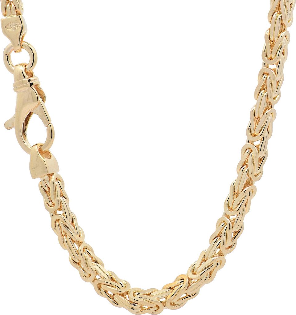Goldkette Königskette Länge 19cm - Breite 3,0mm - 585-14 Produktbild 