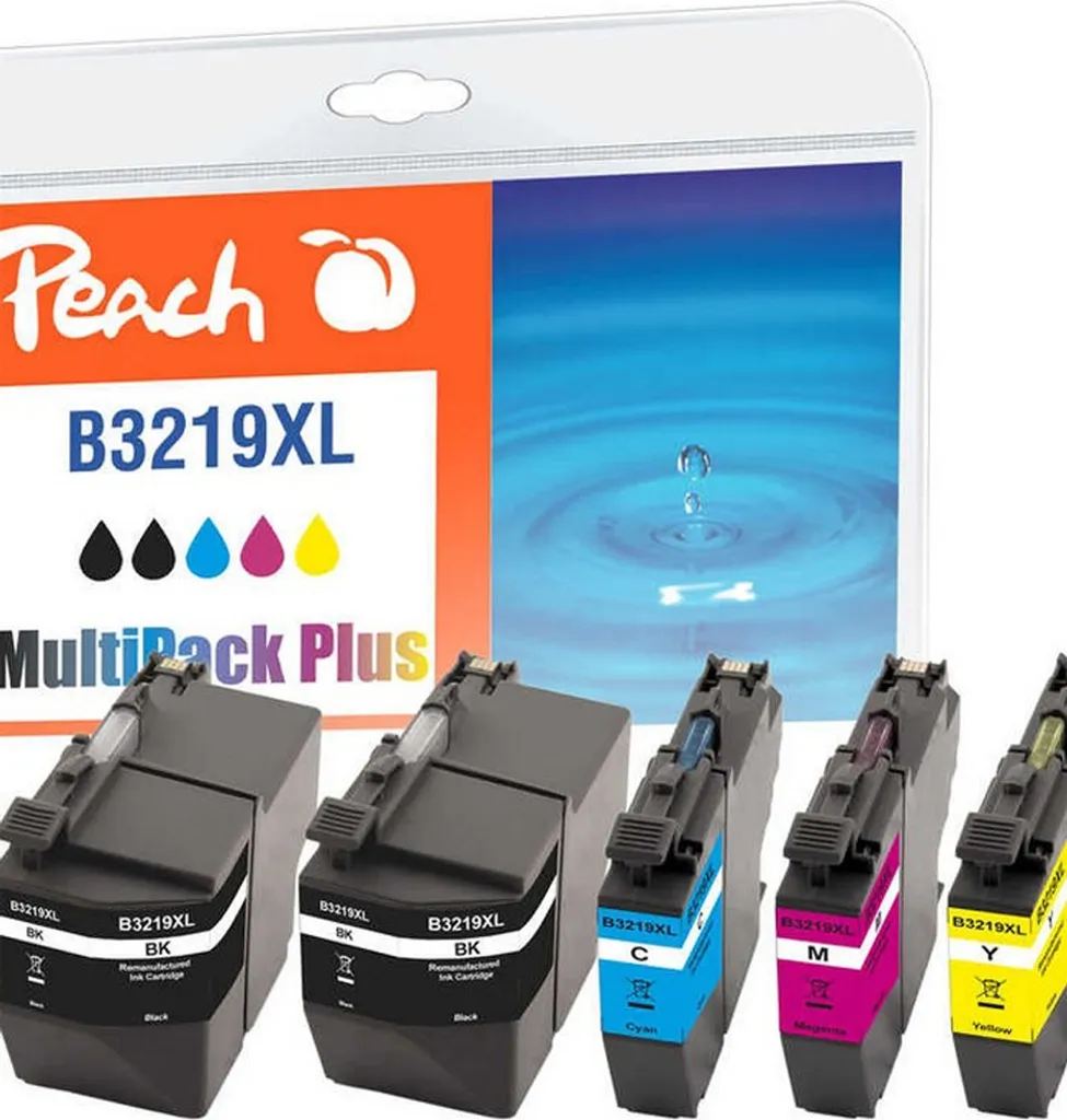 Pack 5 Cartucce Peach per Brother LC-3219XL | Efficienza Aziendale
