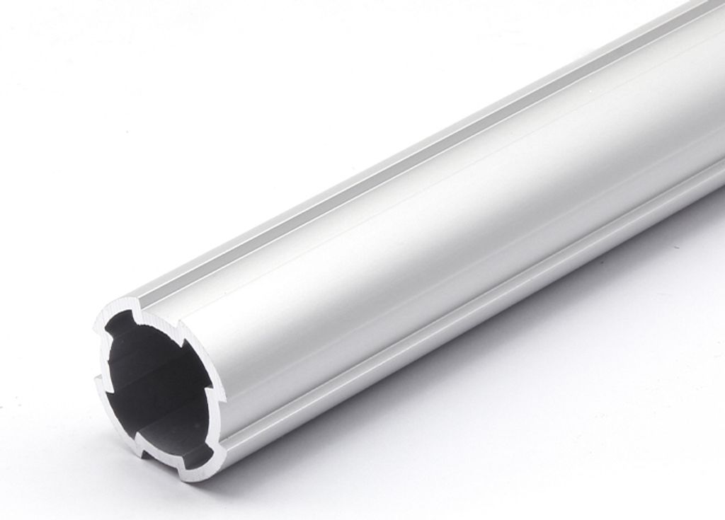 Länge 330mm - Profilrohr aus Aluminium D28 -B-Typ Nut 10 Alu Rohre Profile