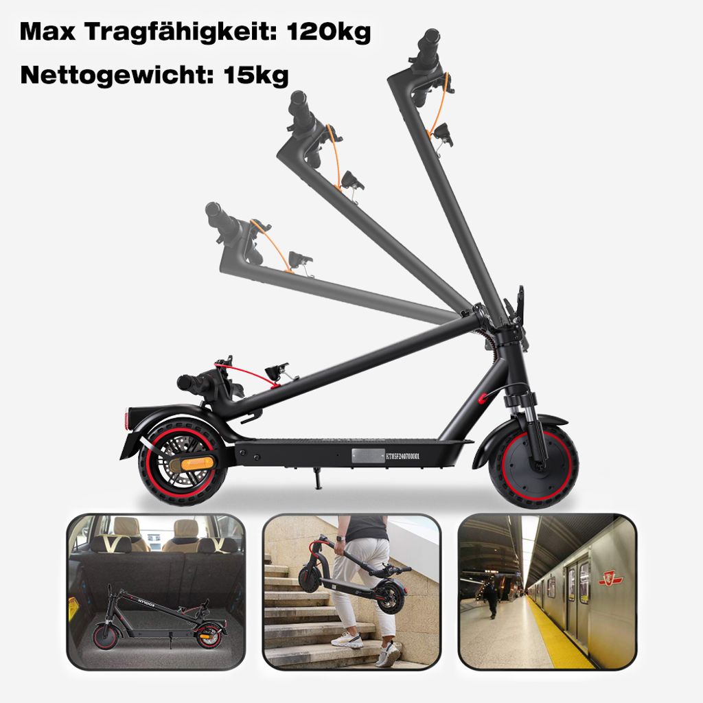 E Scooter mit Straßenzulassung  max 30km Reichweite 8,5 Produktbild 3