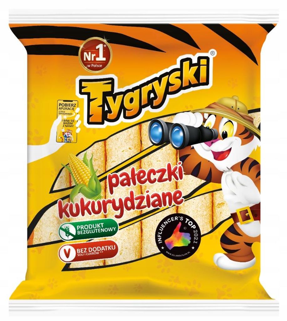 Tygryski | Pałeczki Kukurydziane | Maisstangen glutenfrei | Produktbild 