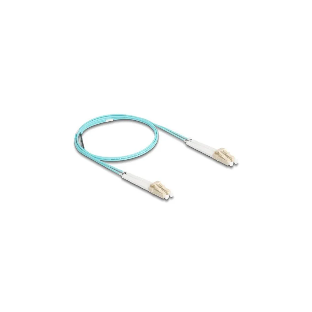 Cavo Ottico Delock LC-LC Duplex OM3 1m LSZH | Fibra Multimodale 10G