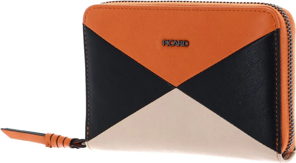 Porte-monnaie en Cuir Multicolore PICARD Harlekin avec Zip de Sécurité