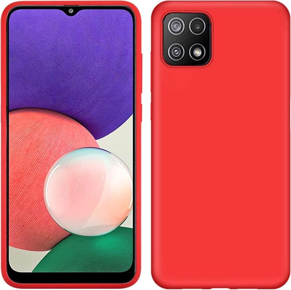 Galaxy A22 5G Hülle, Flüssig Silikon Weich Gummi Produktbild 