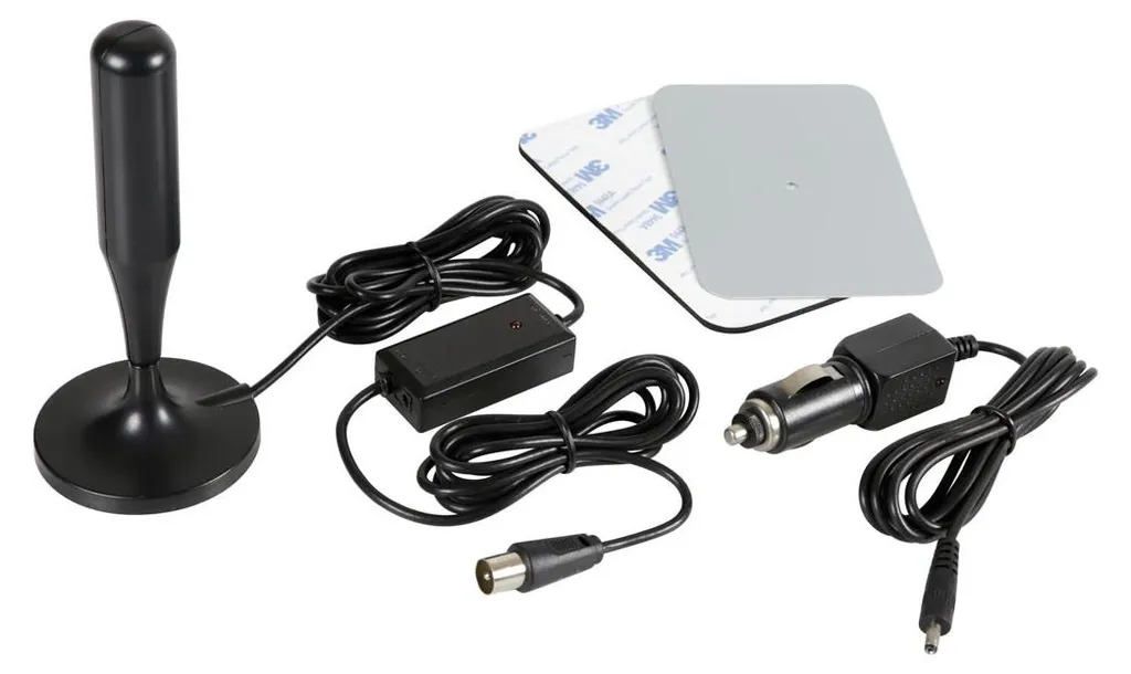 Antenne TV pour Bateau et Caravane Globo-1 Plus Réception 12V 24V