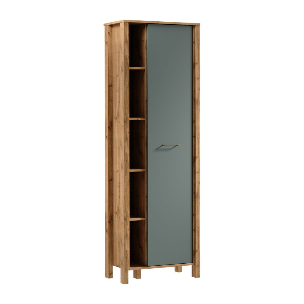 AX LIVING Bibliotheque Iseonia R1P - 66 cm de large, chene Image du produit 
