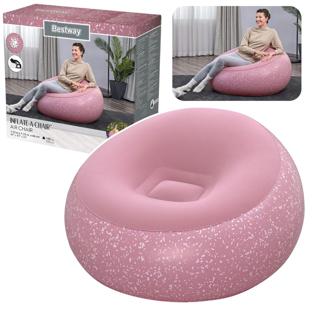 Bestway® Inflate-A-Chair™ Luftsessel Graffiti 112 x 112 x Produktbild 