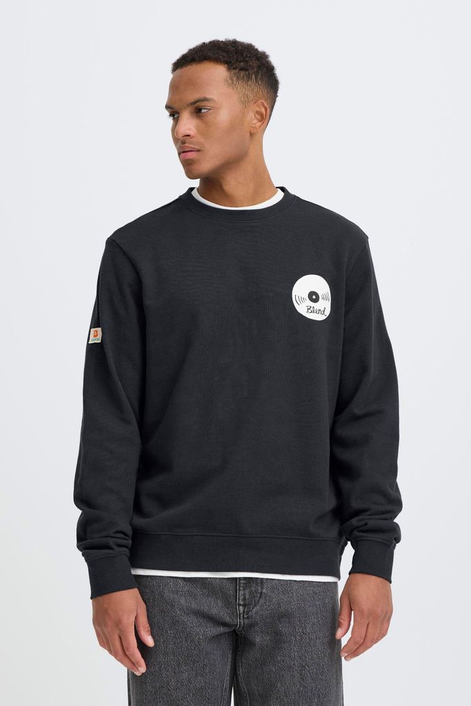 Blend BHSUN Herren Sweatshirt Pullover Sweater 100% Baumwolle Regular Fit