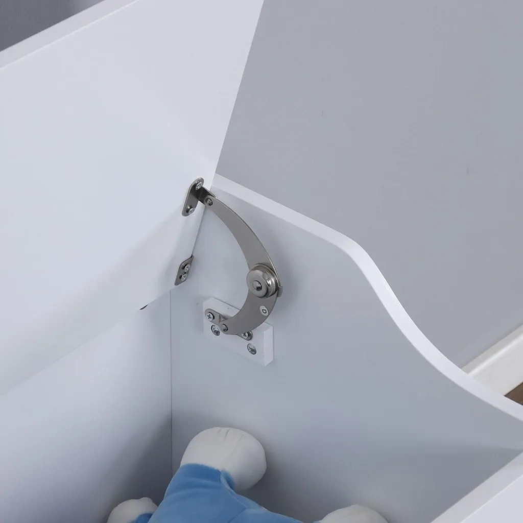 Coffre de rangement MDF robuste avec couvercle Soft-Close sécurisé - 5