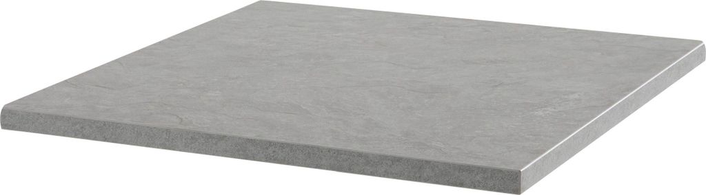 Quadratische laminierte Tischplatte 60 x 60 cm gewachster Beton - Oviala Haussmann