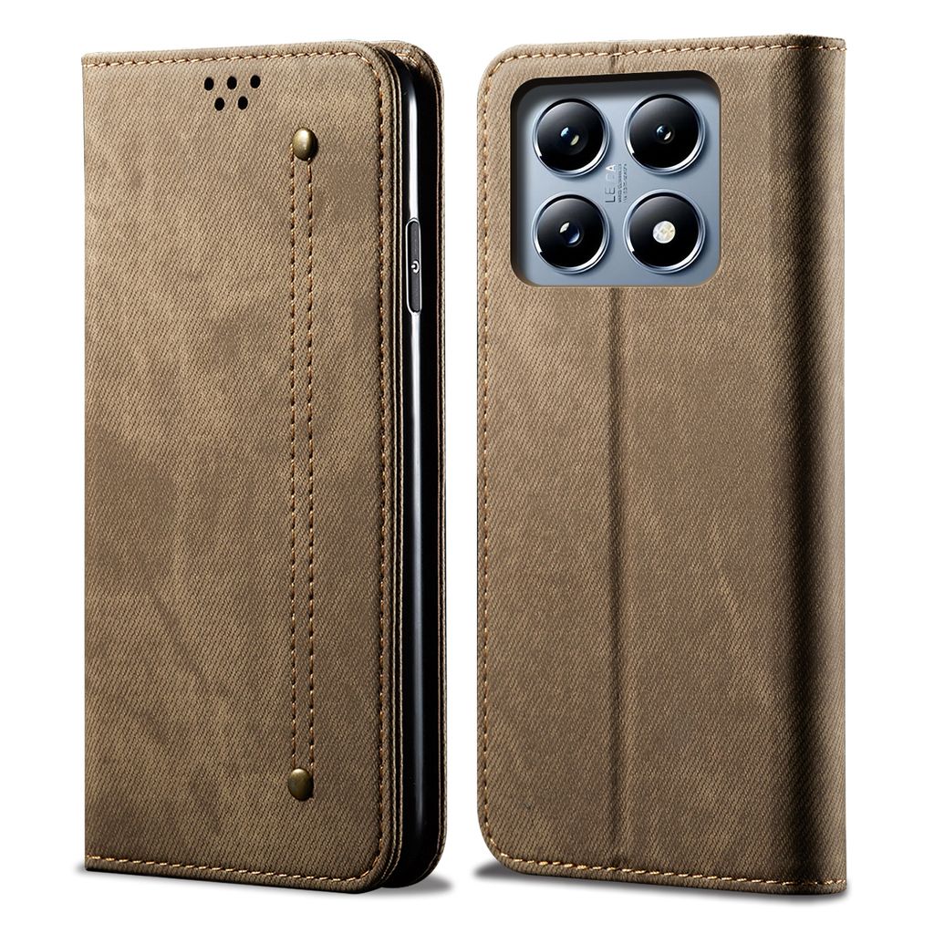 Pouzdro pro Xiaomi 14T Pro, Kožené Peněženkové Pouzdro s Obrázek produktu 