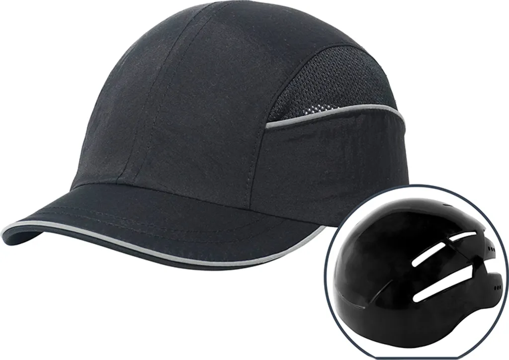 Berretto Antiurto Professionale INF - Traspirante Nero L EN 812